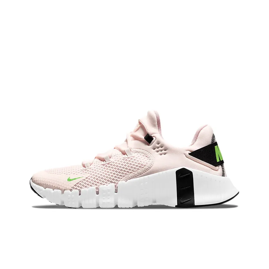 Nike Free Metcon 4 Light Soft Pink White Black Green Strike Women's