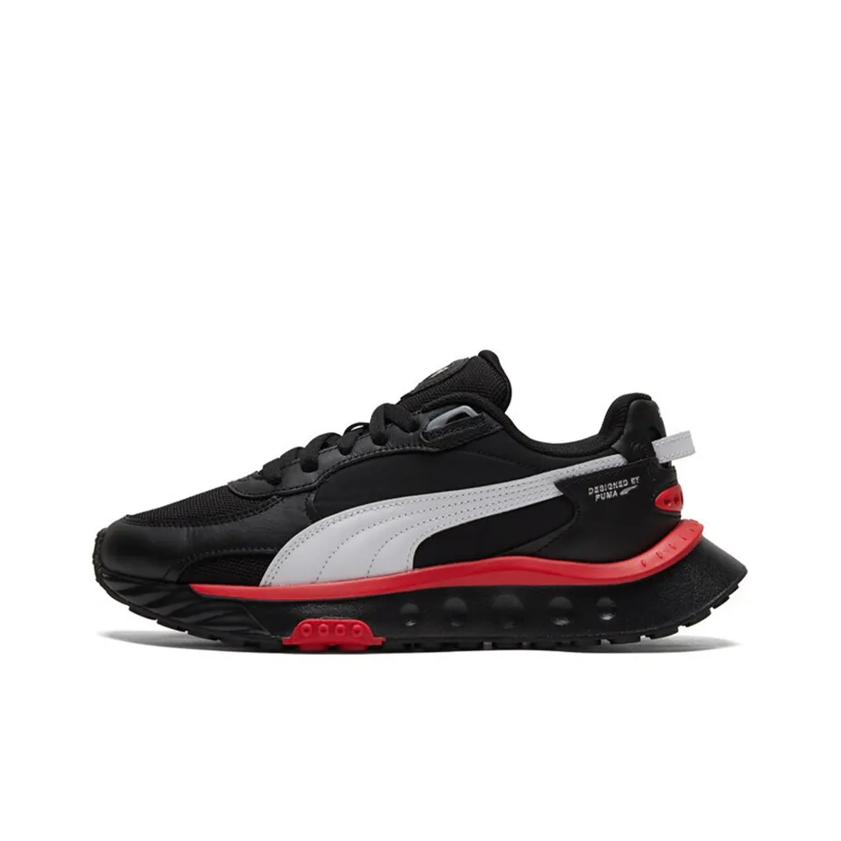 PUMA Wild Rider Route 'Black Poppy Red'