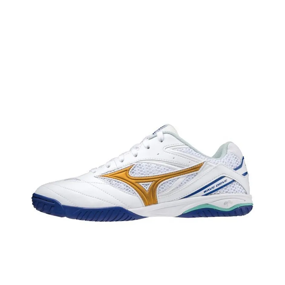 Mizuno Wave Drive 8 'White Gold Blue'