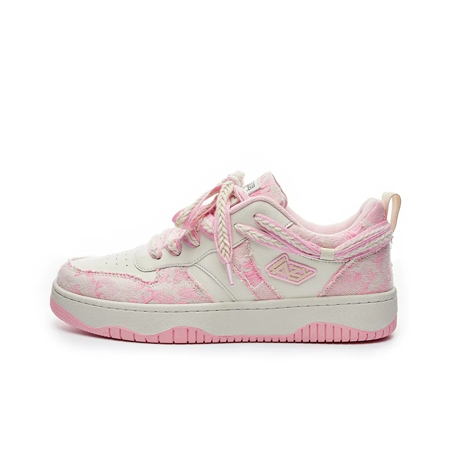 LAZY BONS Stylish Skateboarding Shoes Women's Pink
