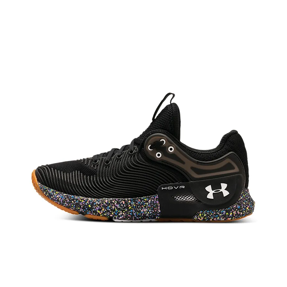 Under Armour Hovr Apex 2 Speckle Shock Absorbers Нижняя юбка Резистентные Низкие Кроссовки для тренировок Женские Черный