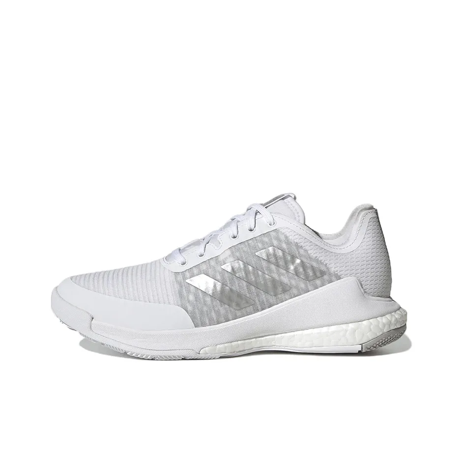 Crazyflight Women's Adidas 'White Silver Metallic' Women's