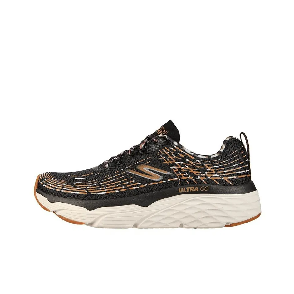 Skechers Max Cushioning Training Shoes Women's Low Top Black/Brown