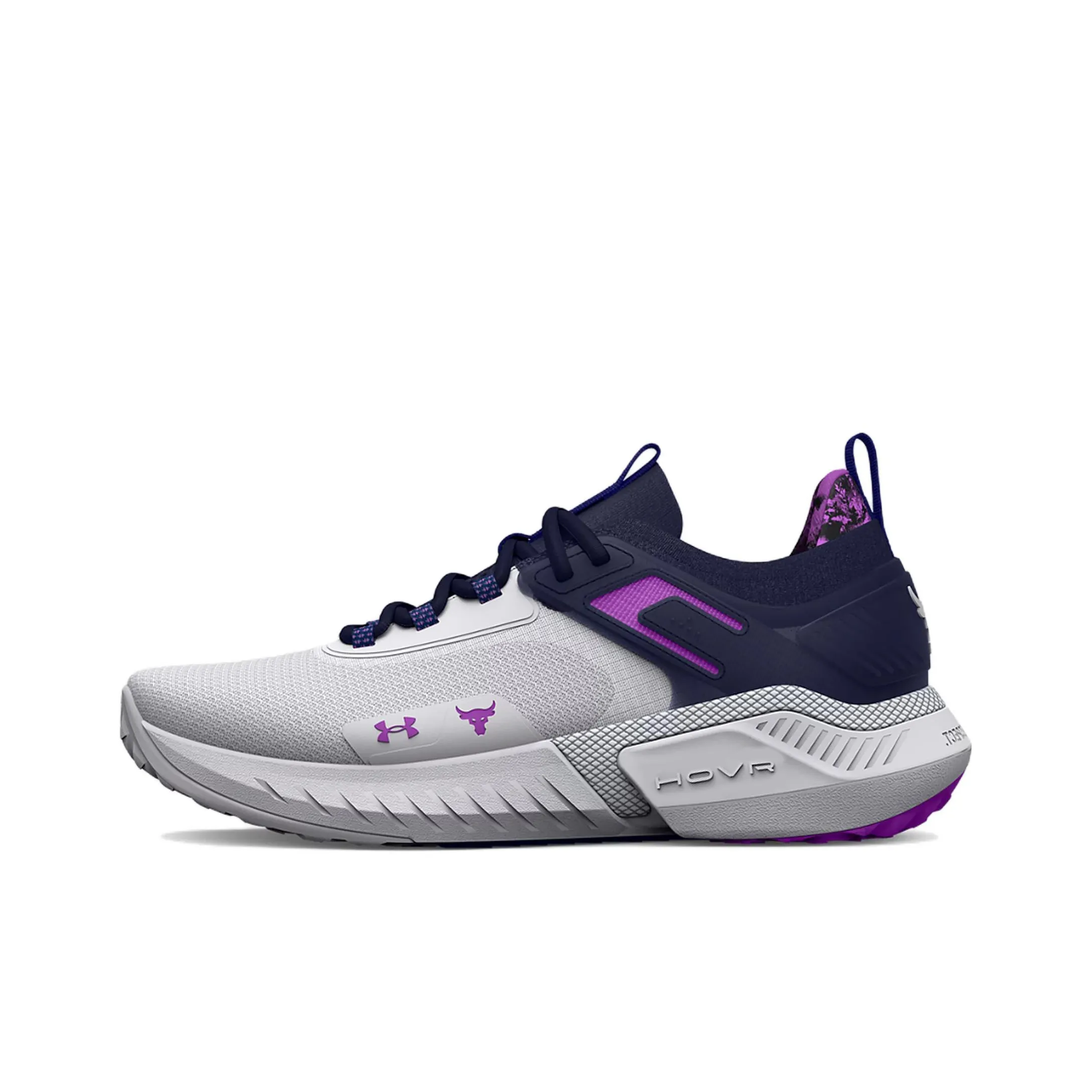 Under Armour Project Rock 5 Disrupt Training Shoes 'White Midnight Navy' Women's