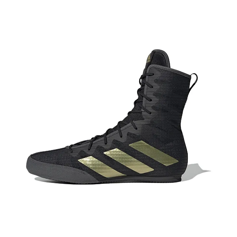Adidas Box Hog 4 Core Black Gold Metallic Grey