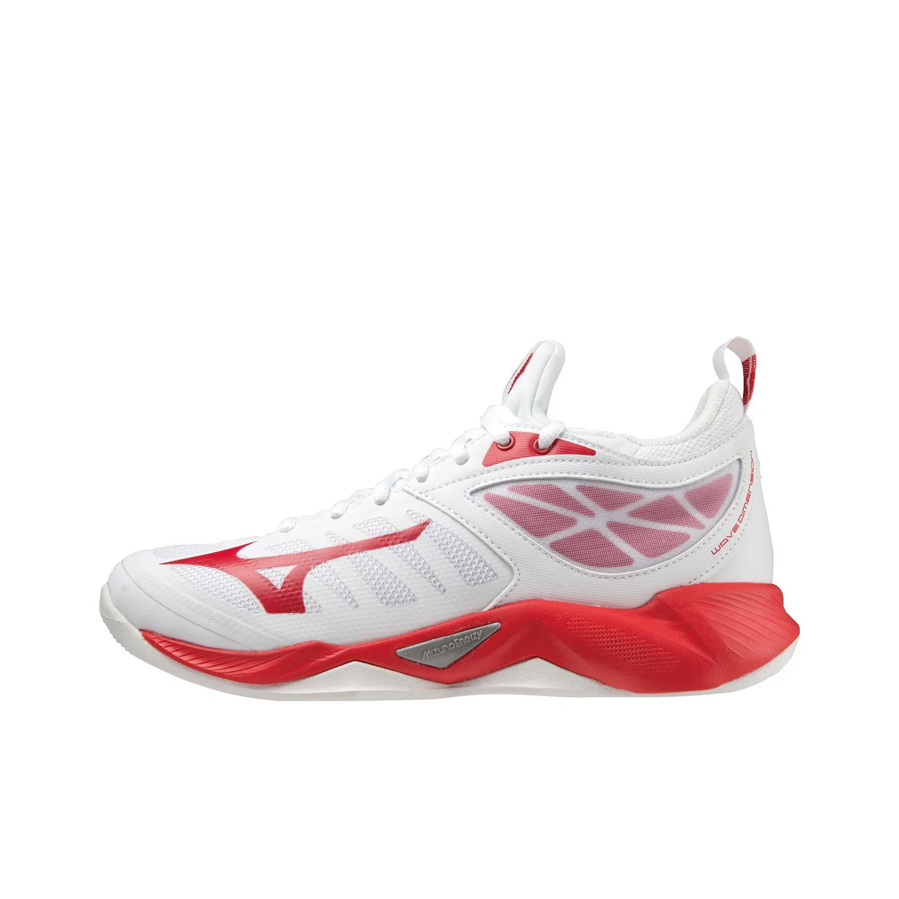 Mizuno Wave Dimension 'White Red'