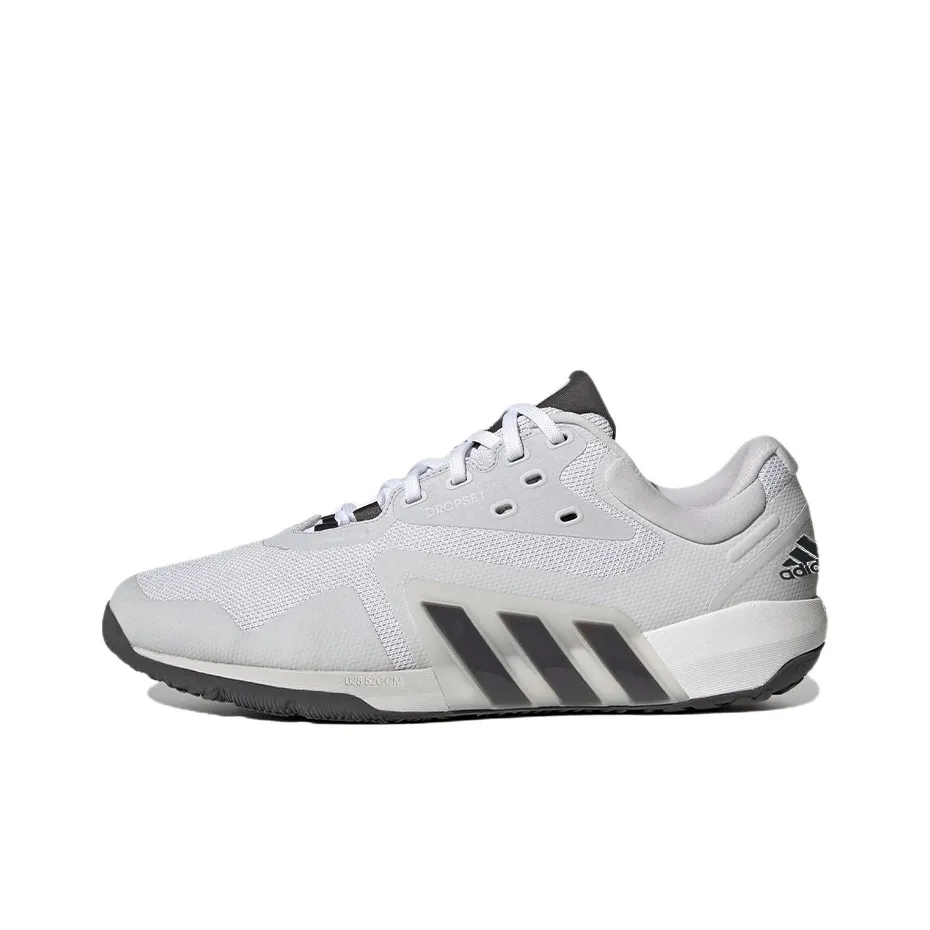 Adidas Dropset Training Shoes Men Low Top Light Gray
