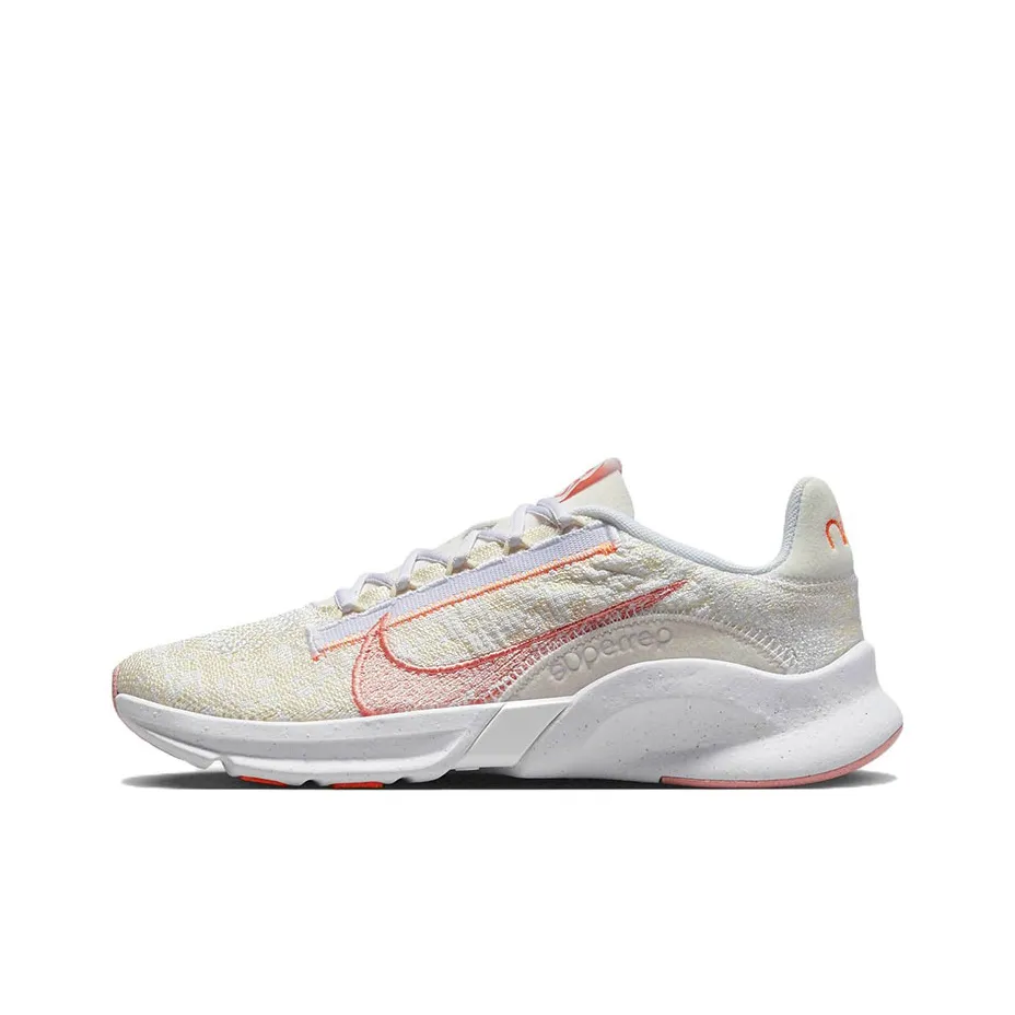 Nike SuperRep Go 3 Flyknit Next Nature 'Light Cream Crimson Bliss' Women's