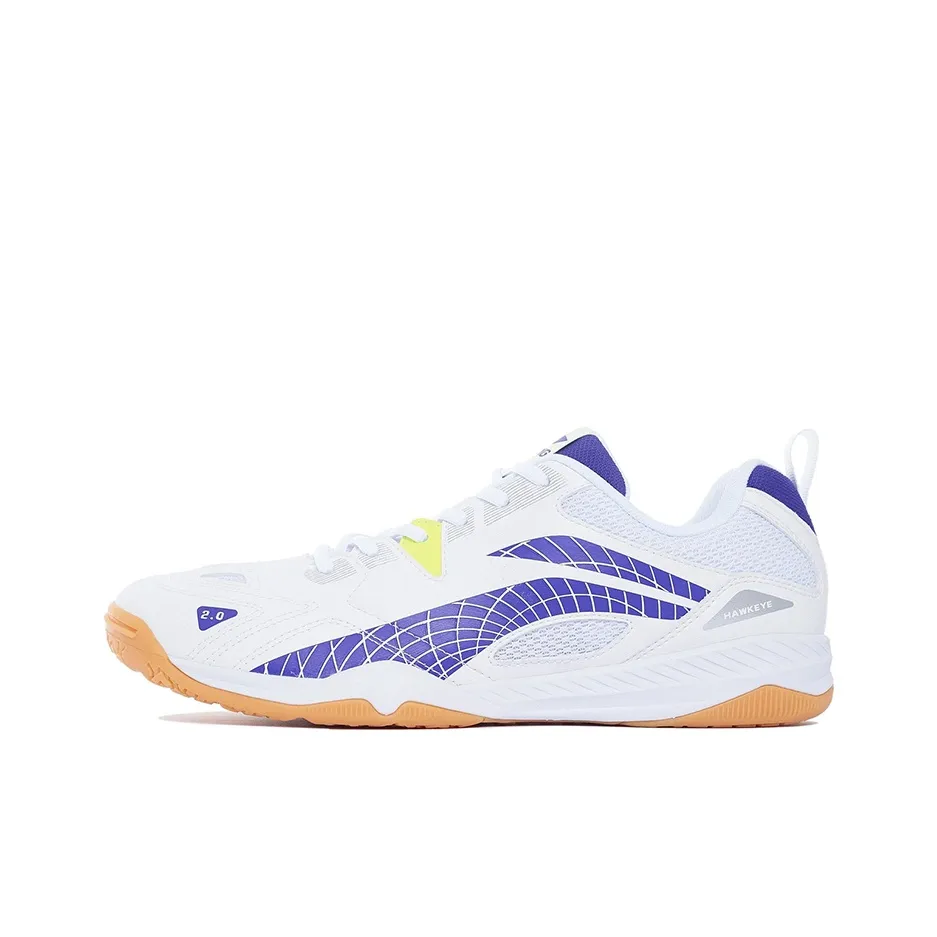 LiNing Амортизация противоскользящий и устойчивый к истиранию функциональная низкая верхняя обувь для настольного тенниса унисекс белый и синий