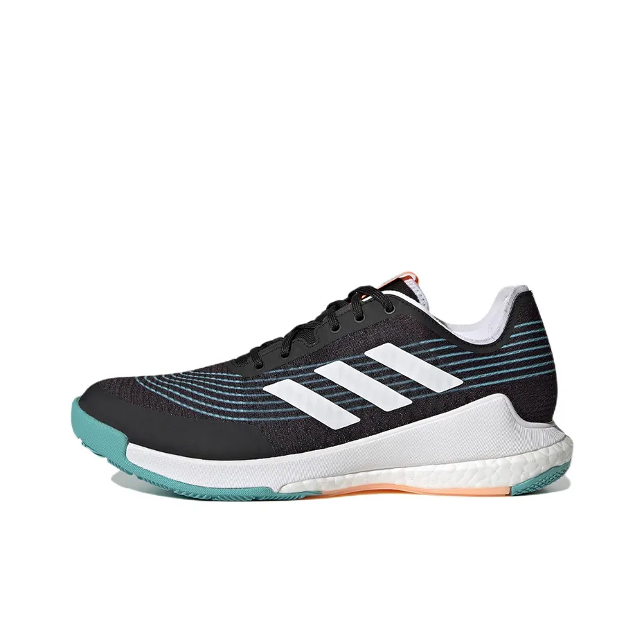 Adidas Crazyflight Slip Resistant Abrasion Resistant Низкий Топ Кроссовки для тренировок Мужские Черные