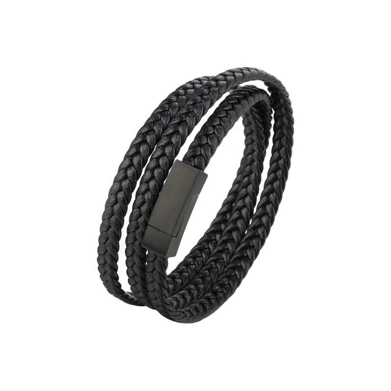 MUSTKOO Браслеты из титанового стального сплава Унисекс