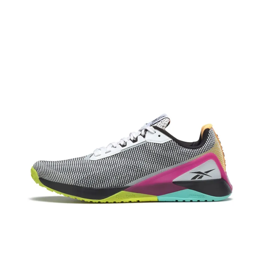 Reebok Nano X1 Grit White Black Pursuit Pink Women's