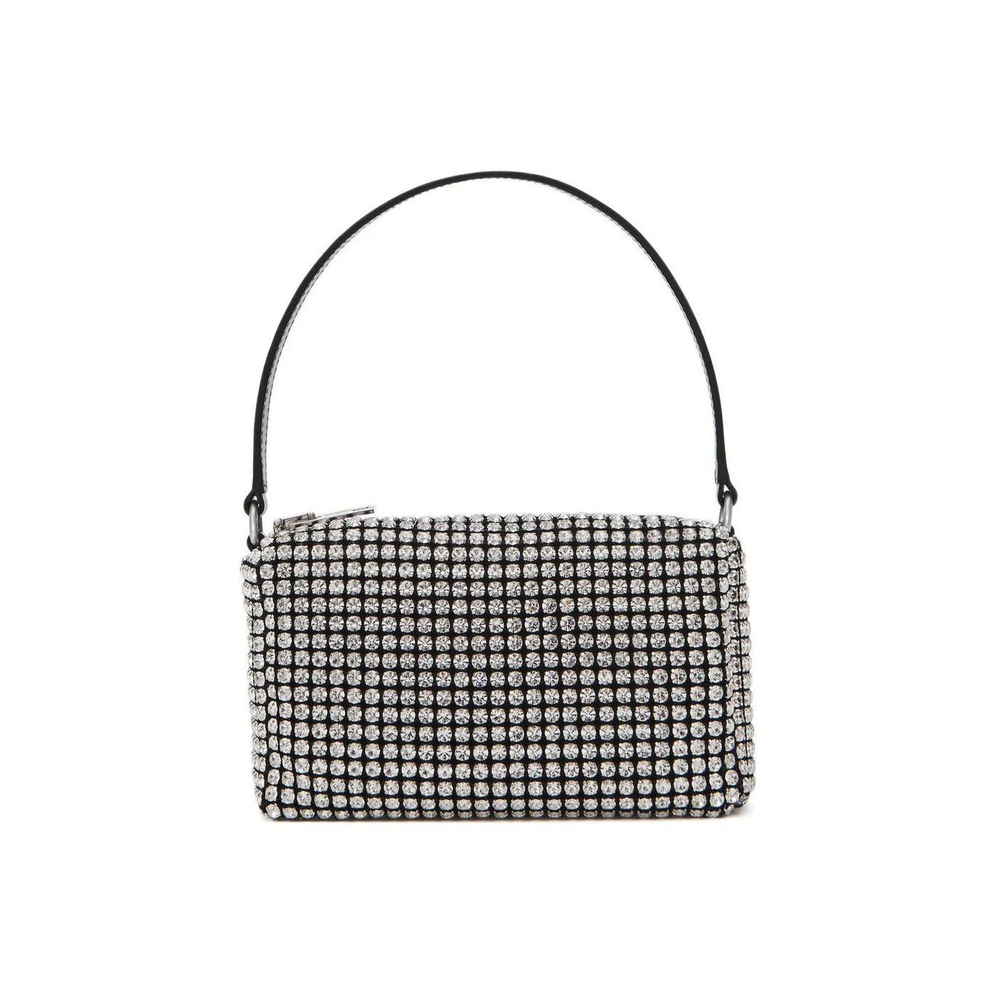 Alexander Wang Medium Wangloc Rhinestone embellished Clutch Bag