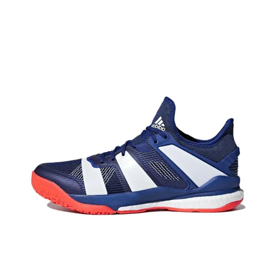 Adidas Stabile Handball Аbrasion-Resistant Низкие Кроссовки для Тренировок Унисекс Темно-Синий