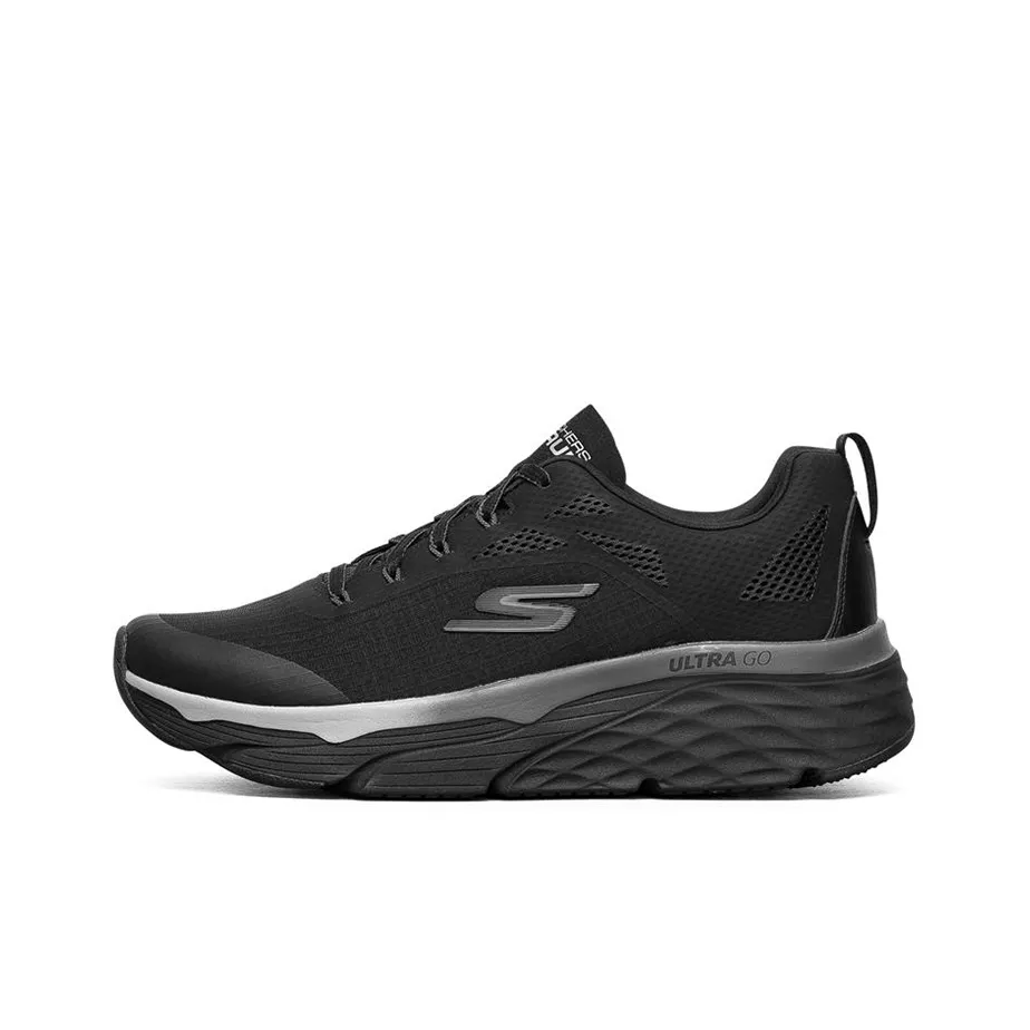 Skechers Max Cushioning Elite Low Top Running Shoes Black
