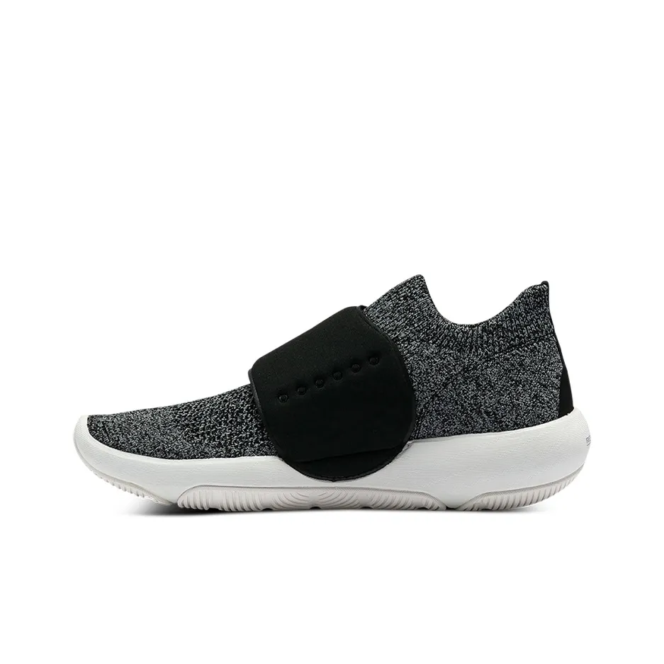 Under Armour Амортизация Противоскользящие Устойчивые к истиранию Низкий Топ Кроссовки для тренировок Мужские Черные