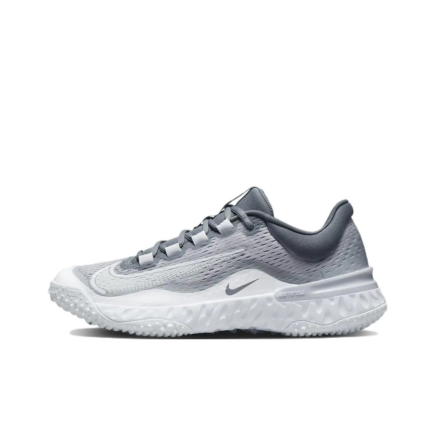 Nike Alpha Huarache Elite 4 Turf Softball Shoes 
Wolf Grey Pure Platinum
 Women
s