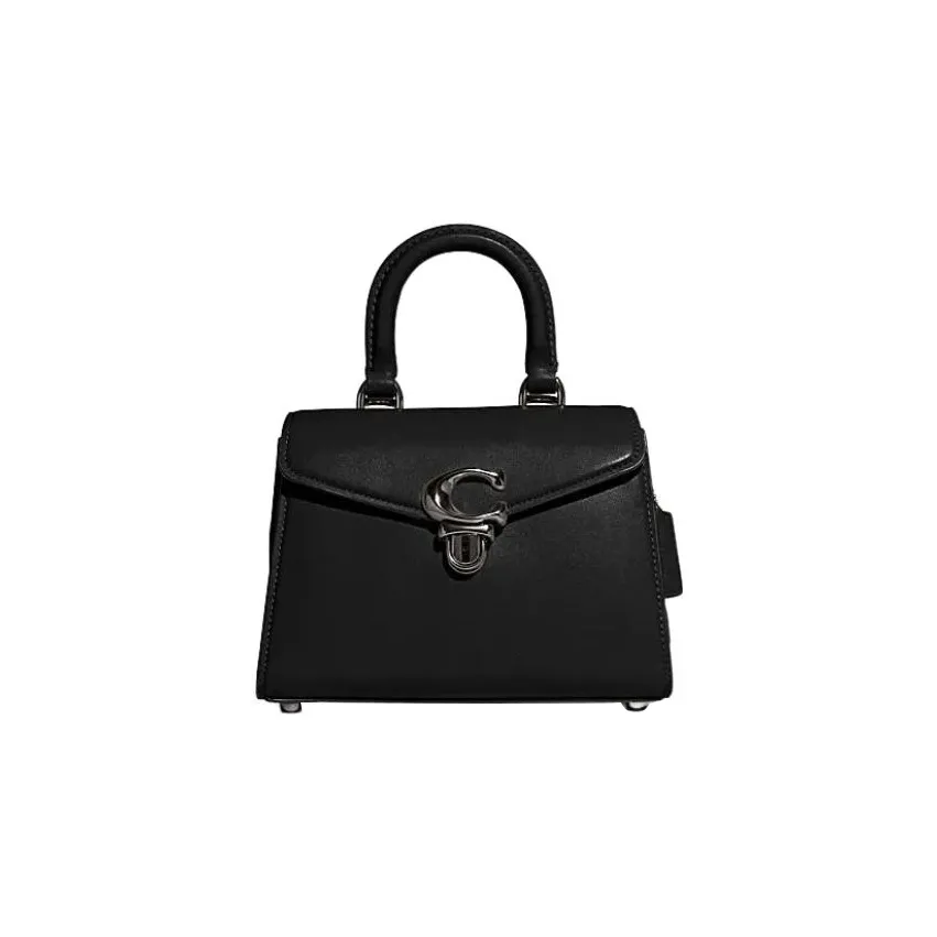 COACH Cow Leather Dior Bag Crossbody Bags Handbags Regular Women's Black