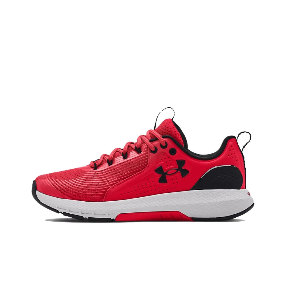 Under Armour Charged Commit 3 Training Shoes 'Red Halo Grey'