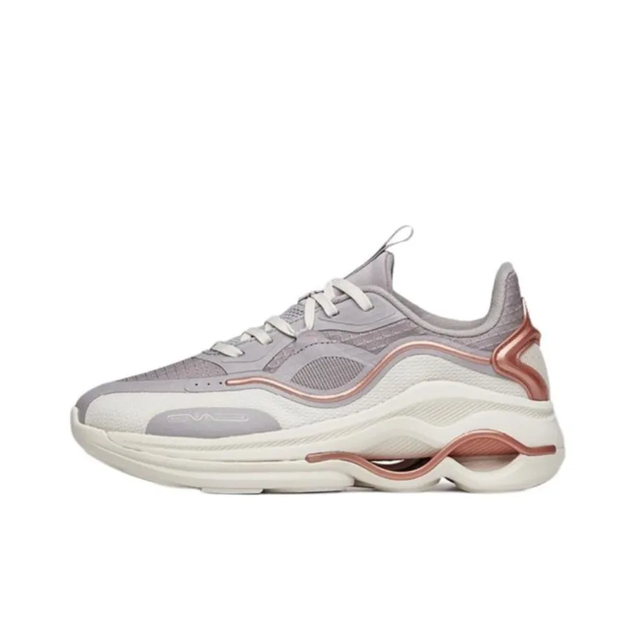 Anta Variety Training Collection Anti-Slip And Wear-Resistant Breathable Low-Top Training Shoes Women's Gray