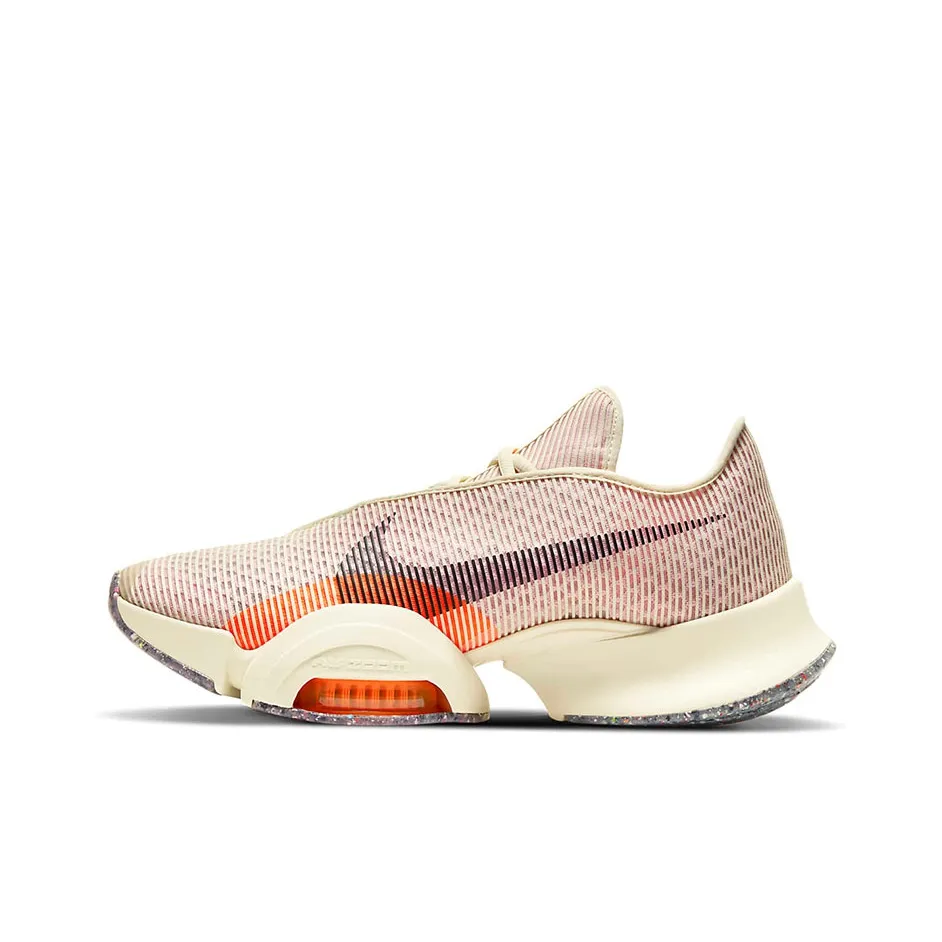 Nike Air Zoom SuperRep 2 NN Амортизаторы Slip-resistant Abrasion-resistant Низкий топ Кроссовки для тренировок Мужские Бежево-розовые