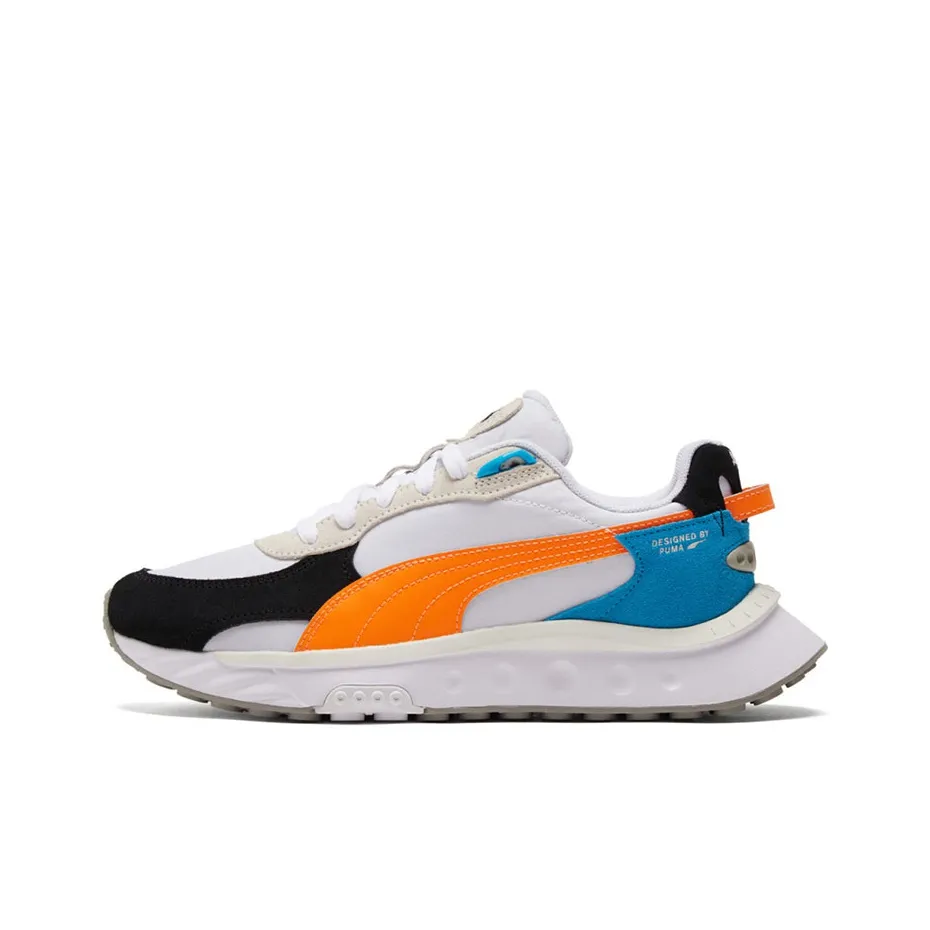 PUMA Wild Rider 'Rollin'   White Orange Glow'