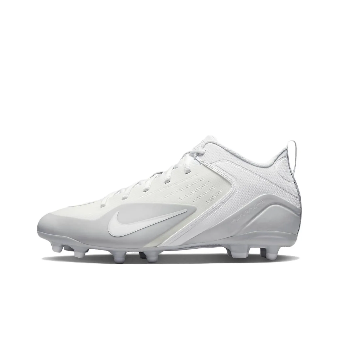 Nike Alpha Huarache 8 VARSITY Амортизаторы Slip-resistant Abrasion-resistant Низкий топ Хоккейная обувь Unisex Белый