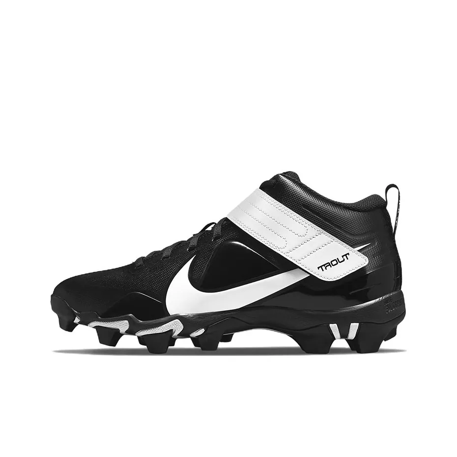 nike Shock Absorbers Slip-resistant Abrasion-resistant MID Топ Тренировочные Кроссовки Мужские Черно-белые