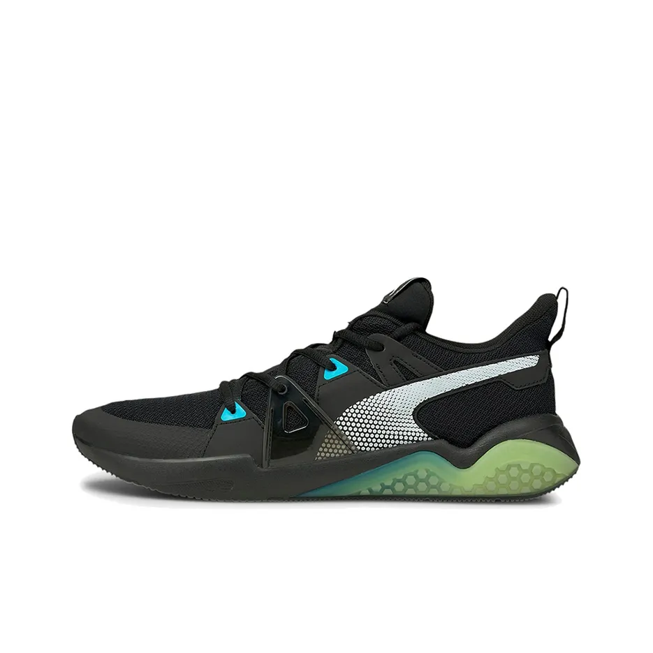 PUMA Cell Fraction Fade Running Shoes Black/Green/White