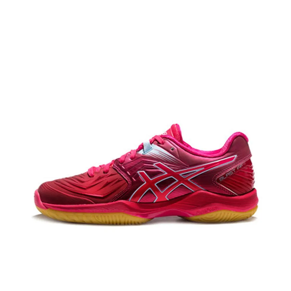 Asics Gel Blast FF Abrasion Resistant Breathable Low Top Training Shoes Women's Red