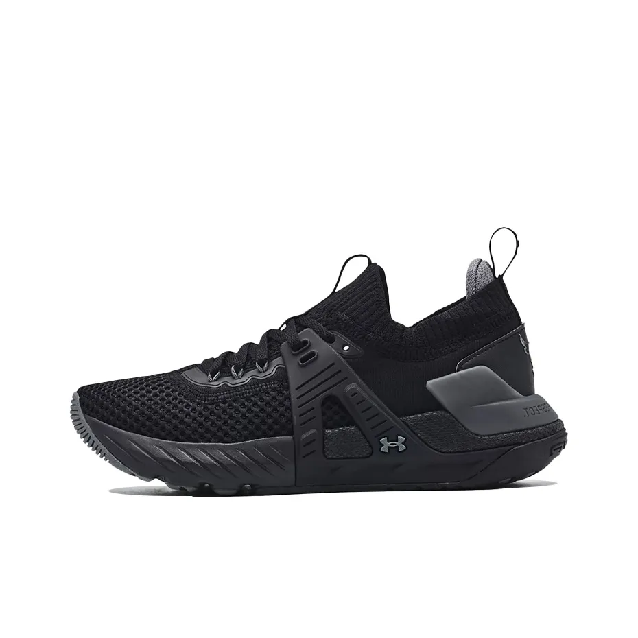 Under Armour Project Rock 4 'Black Pitch Grey' Women's