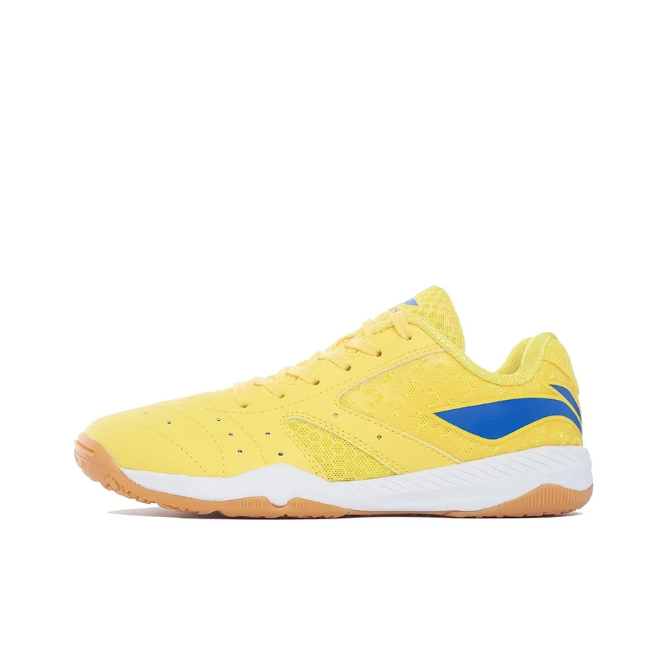 LiNing Champion Collection Cushioning Anti-Slip Wear-Resistant Breathability Low-Top Training Shoes Unisex Yellow Blue