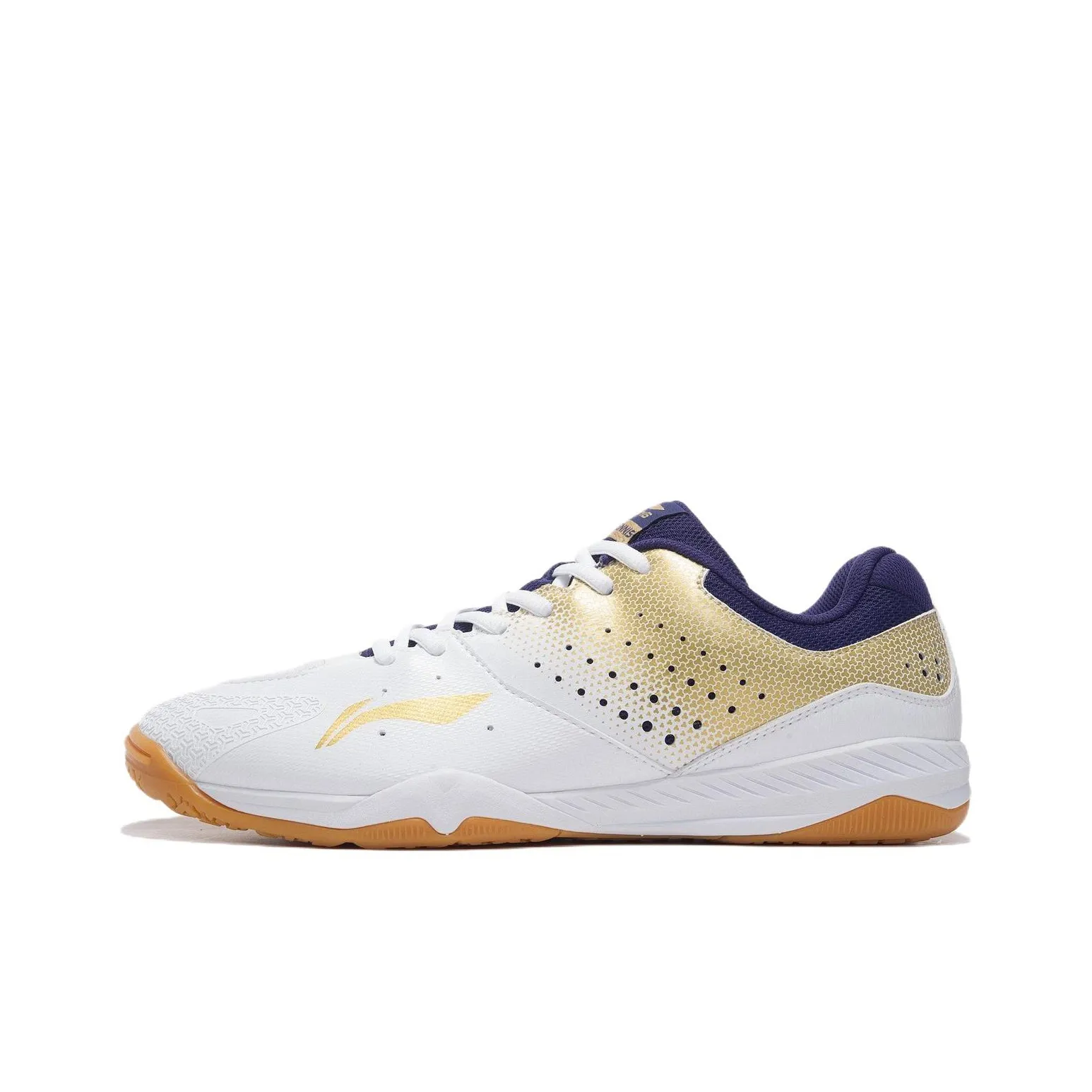 LiNing Slip-Resistant Low-Top Training Shoes Men's White