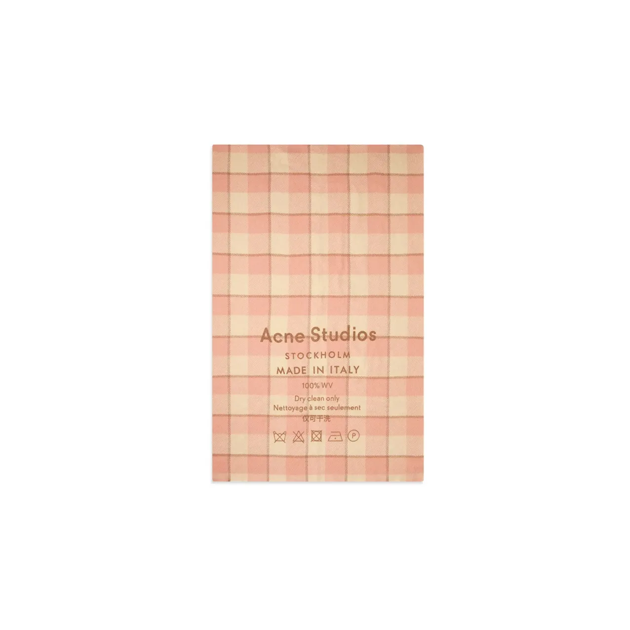 Acne Studios Вязаные Шарфы Унисекс Розовый