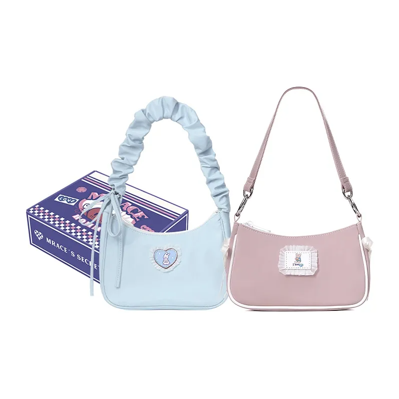 MR.ACE HOMME Полиэстер Плечо Сумка Хобо Сумка Сумка Стандартная Женская Белая Черная