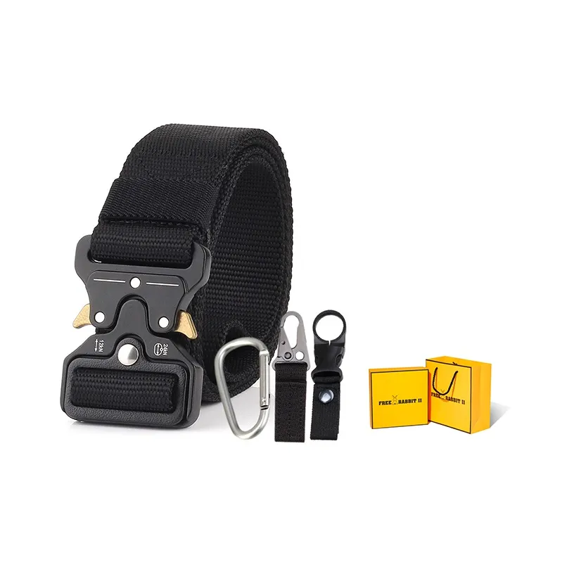 FREE RABBITⅡ Военный стиль Тактический На открытом воздухе Тренировки Ширина 3,8 см Автоматическая застежка Кожаные ремни Унисекс