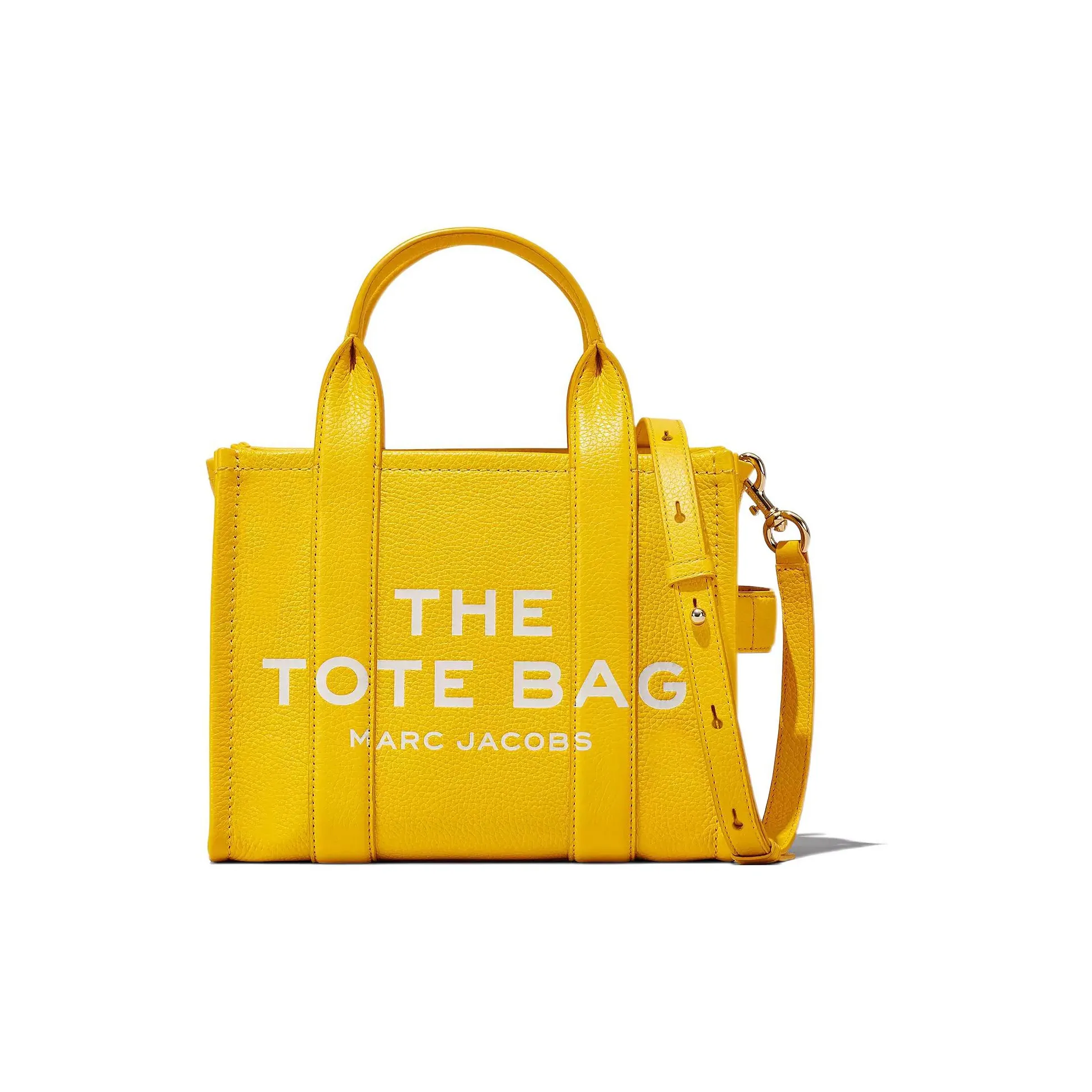 MARC JACOBS Tote Leather Tote Bag Shopping Bag Shoulder Bag Crossbody Bag Handbag Mini Women's Yellow