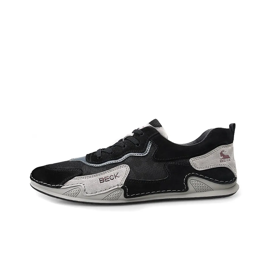 BECK Casual Shoes Men's Low Top Sand/Black