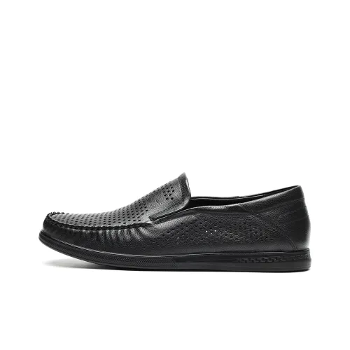TRUMPPIPE Мужские повседневные туфли Low Top Черные Мужские
