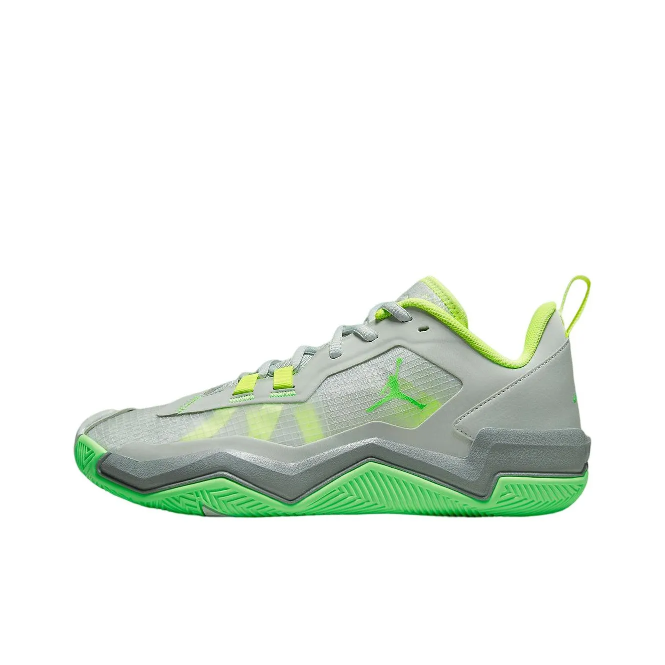 Jordan One Take 4 Light Silver Volt Particle Grey Green Strike