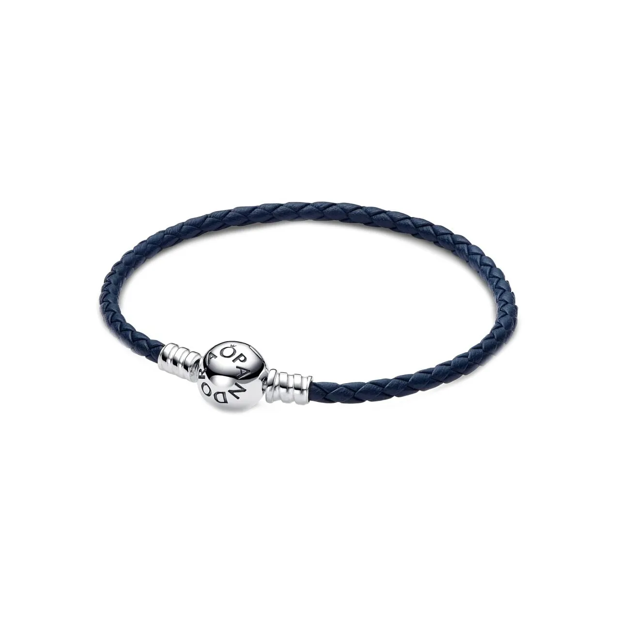 Pandora MOMENTS 925 стерлинговое серебро женские браслеты синий