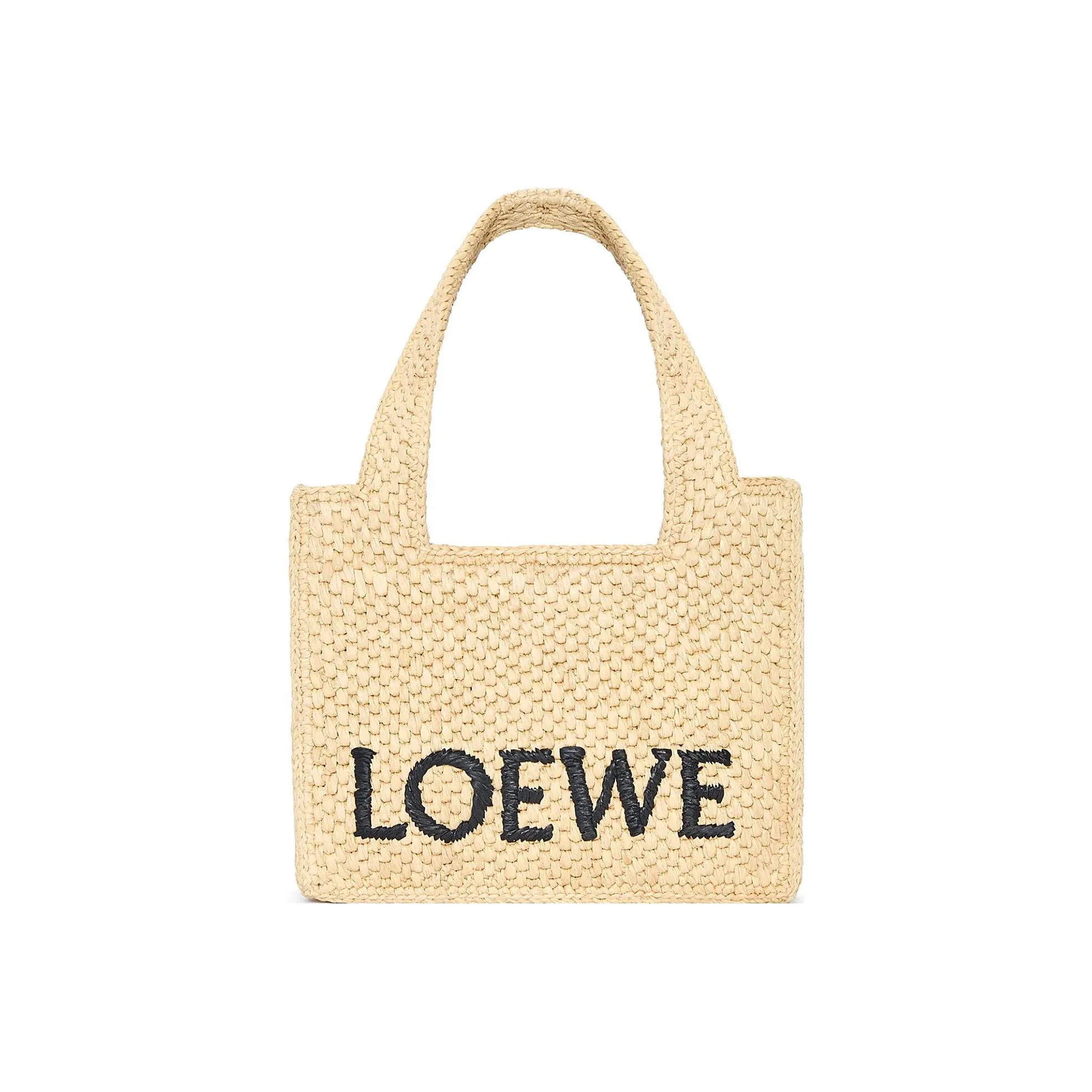 LOEWE Raffia Fiber Tote Bag, Shopping Bag, Handbag Mini Women's Natural