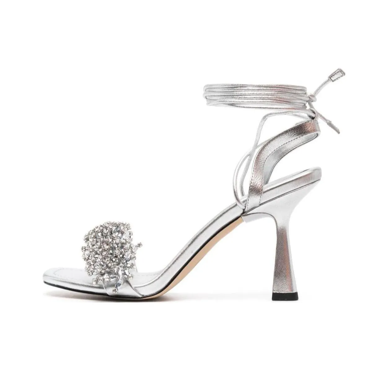 MICHAEL KORS One Strap Sandals 3cm Women's Silver