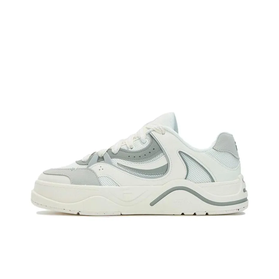 FILA FUSION Bank Dx Skate Shoes 'White Grey'