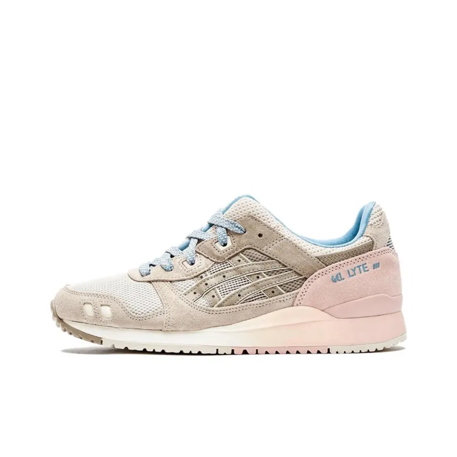 ASICS Gel Lyte 3 Амортизация Износостойкий Низкий Топ Беговые кроссовки Мужские Розовый Коричневый