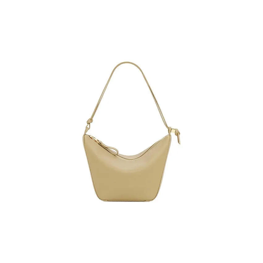 LOEWE Hammock Hobo Cow Leather Hobo Bag, Handbag, Shoulder Bag Mini Women's Clay Green
