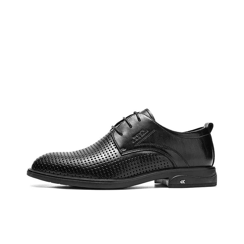 G.N.SHIJIA Dress Shoes Men's Low Top Black/Brown