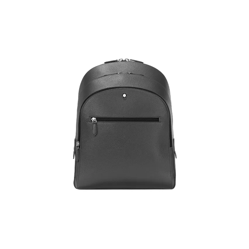 MONTBLANC Cow Leather Backpack Medium Size Men's Gray