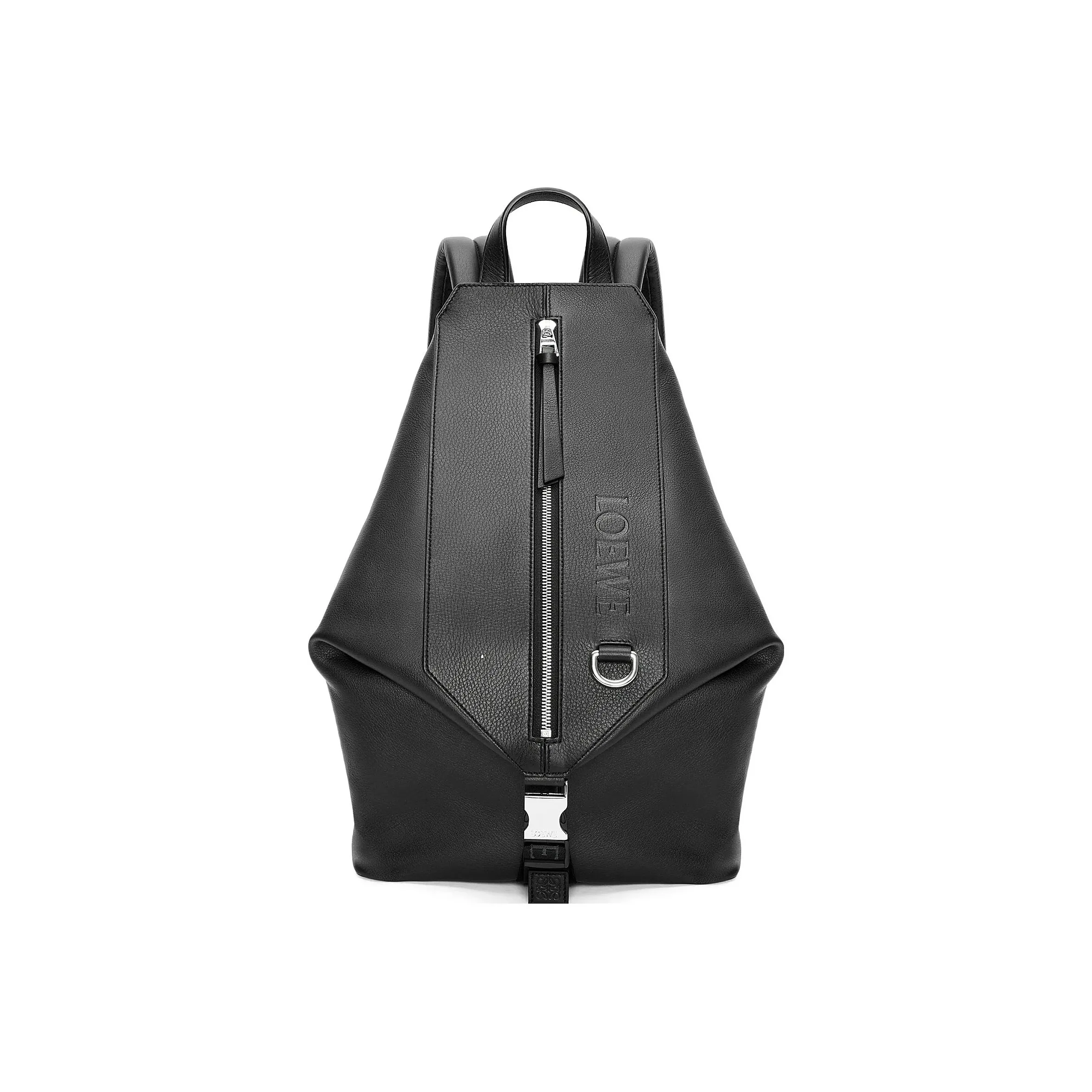 LOEWE Cow Leather Backpack Trumpets Men's Black