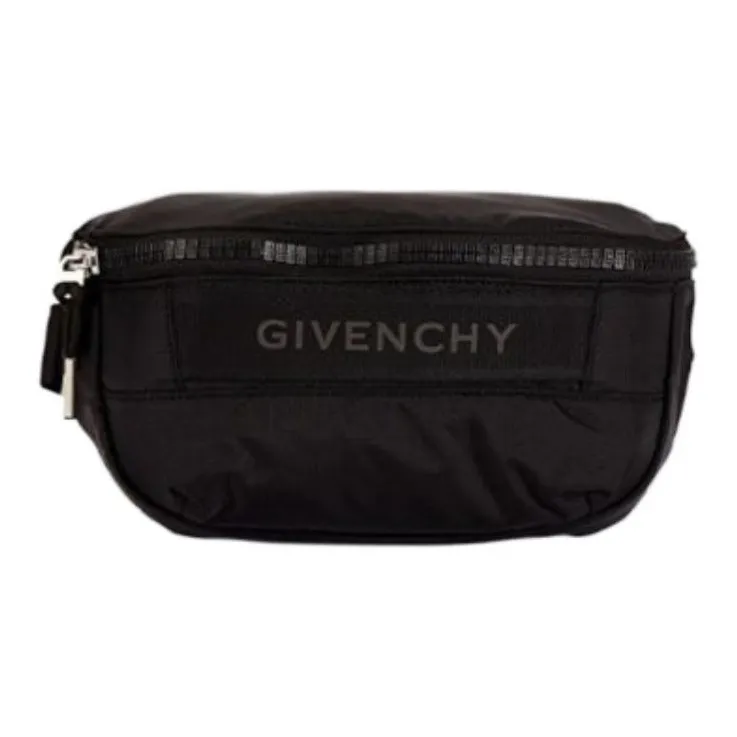 Givenchy G-EssentialsG-Trek Cow Leather Shoulder Bag Crossbody Bag Fanny Pack Men's Black